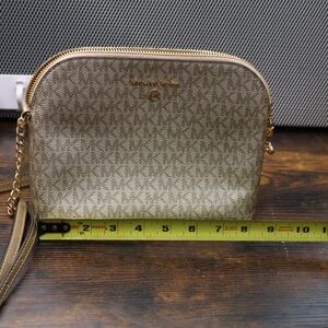 Michael Kors Gold Crossbody Bag